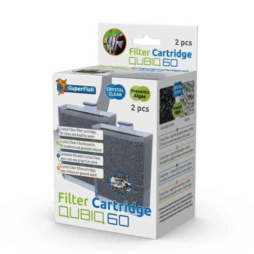 SuperFish Superfish Replacement Qubiq 60 Filter Cartridges - 2 Pack