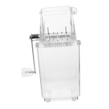 Multifunctional Ice Crusher Hand Crank Manual Grinder Kitchen Tool 24X15.5X11.5CM White Housewarming Gift
