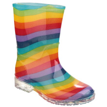PVC Jnr | Rainbow | Childrens Colourful Rain Boots