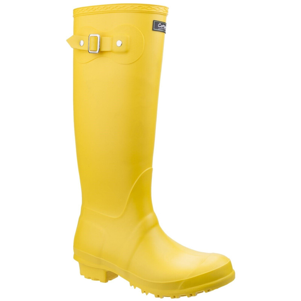 Cotswold (3 Uk, ) Sandringham Buckle-Up Womens Wellington Boots Yellow