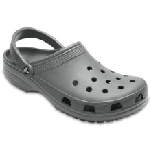 Crocs 10001-0DA-M10W12 Classic Clogs for Unisex, Slate Grey - Size Men 10 & Women 12