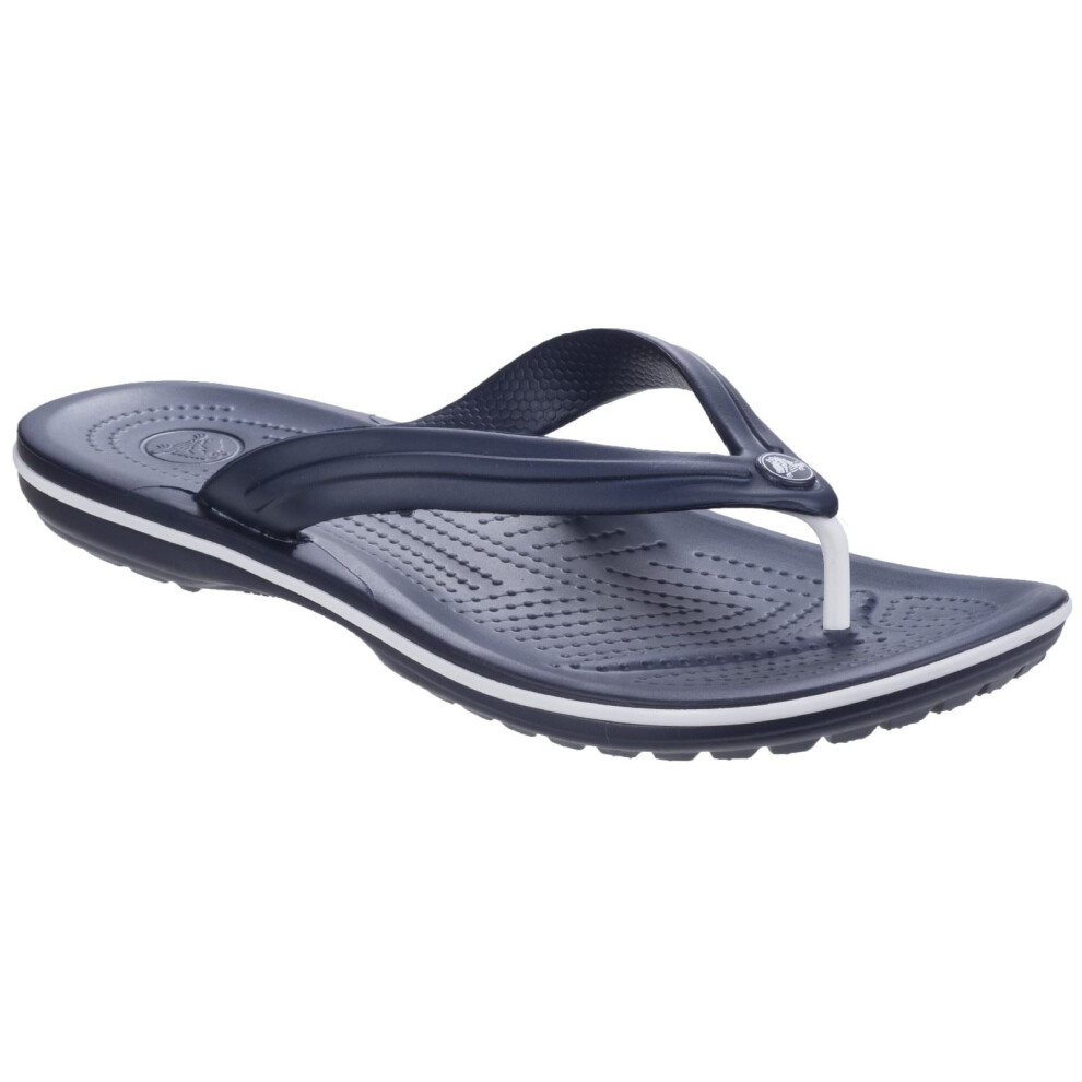 Crocs (5 Uk, Navy) Crocband Mens Flip Flops