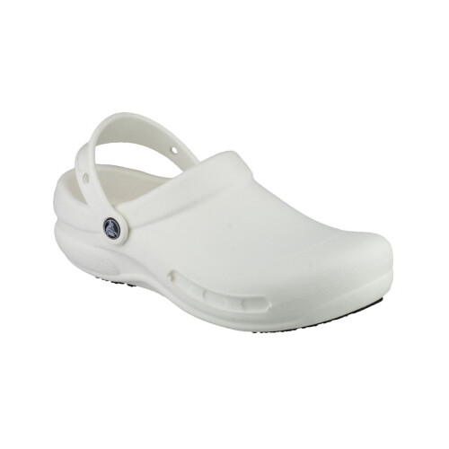 Crocs (6 UK, White) Crocs Unisex Bistro 10075 Work Clogs