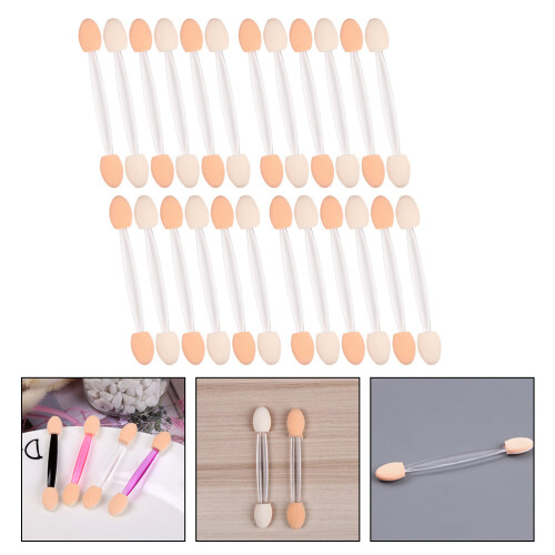 50 Stuks Disposable Oogschaduwborstel Voor Make-up Tool 2