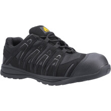 (6.5 UK, Black) Amblers Safety FS40C Unisex Adults Safety Trainers