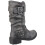 ROCKET DOG (8 (Adults')) Trumble | Black | Women's Double Buckle Biker Boots 8