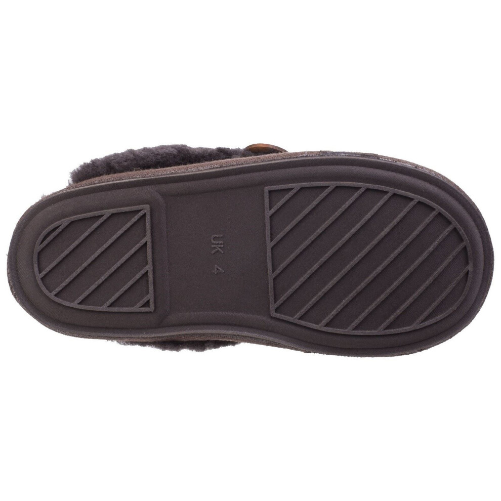 Cotswold (4 Uk, Chocolate) Womens/Ladies Lechlade Sheepskin Mule Slippers