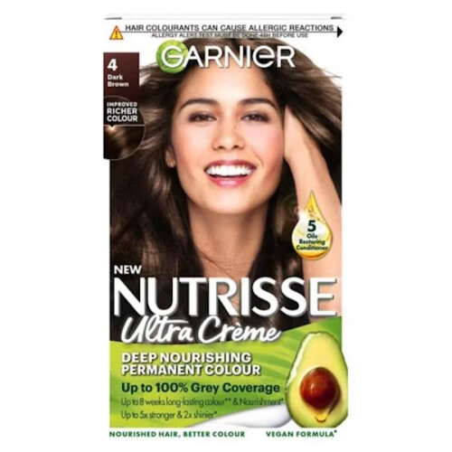 Garnier Garnier Nutrisse 4 Dark Brown Permanent Hair Dye