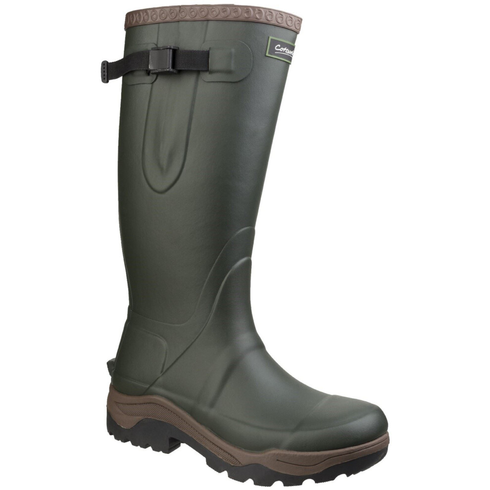 Cotswold (12 Uk, Green) Mens Compass Neoprene Wellington Boots