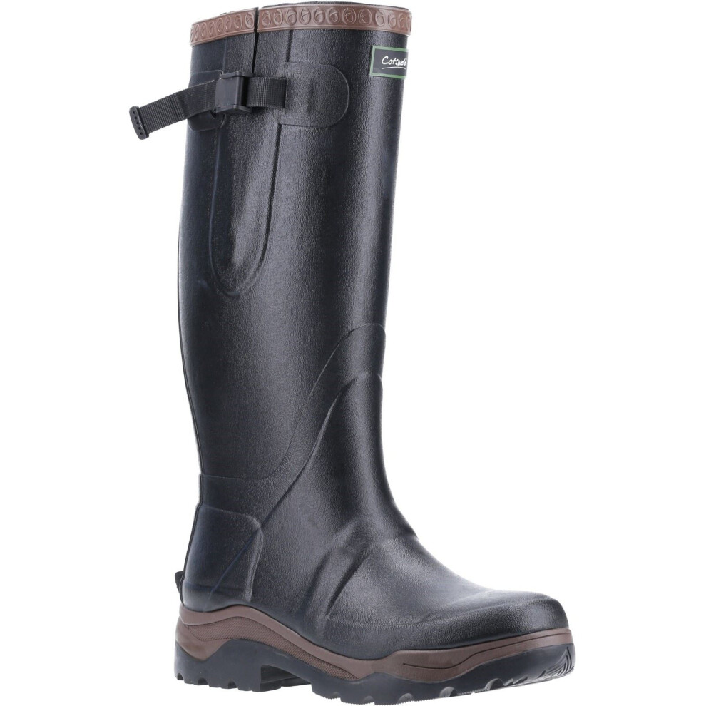 Cotswold Compass Neoprene Rubber Wellington Black Uk 12
