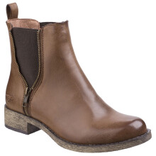 (6 (Adults')) Camilla Bromley | Brown | Women's Heeled Chelsea Boots