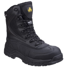 (UK 6) Amblers Safety SKOMER Mens Safety Boots Black