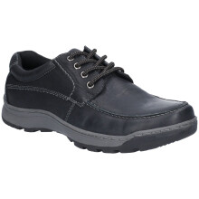 (11 UK, Black) Hush Puppies Mens Tucker Lace Up Shoes