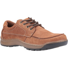(9 UK, Tan) Hush Puppies Mens Tucker Lace Up Shoes