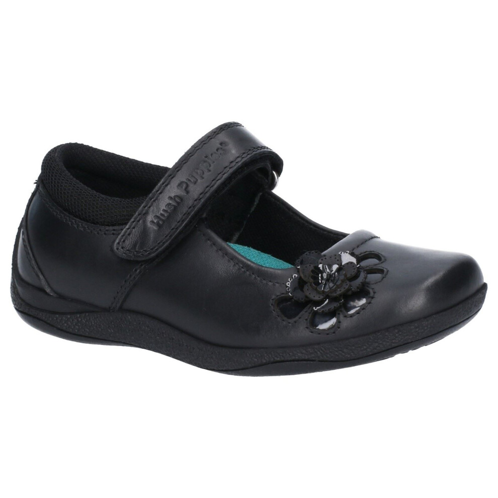 Hush Puppies (12.5) Jessica Leather Junior Girls