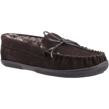 (Brown, 10 (Adults')) Hush Puppies 0 Suede Men's Chocolate Slippers
