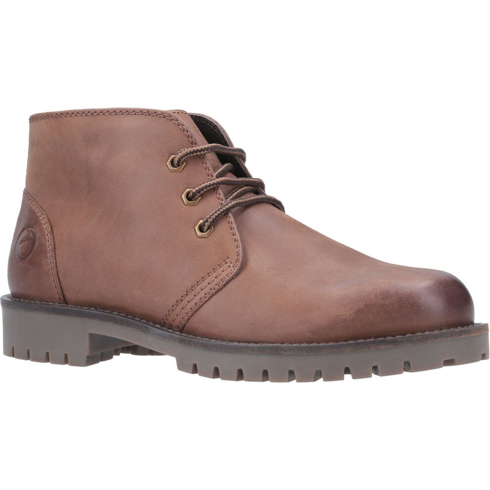 Cotswold (10 Uk, Tan) Mens Stroud Lace Up Leather Boot Multicoloured
