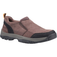 (12 UK, Brown) Cotswold Mens Boxwell Nubuck Leather Hiking Shoe