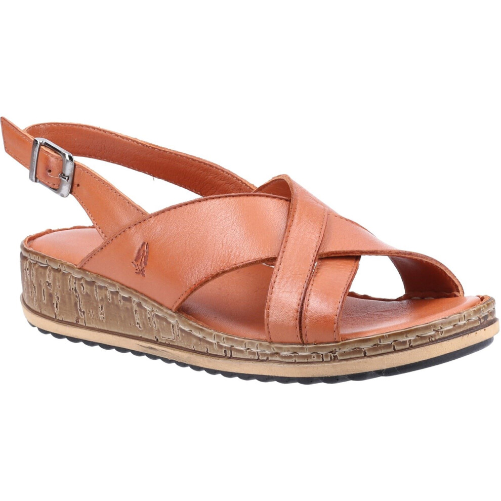 Hush Puppies Women's Tan 'Elena' Sandal Summer In | Size: 8 - Image 3