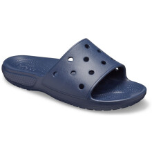 (US M6/W8) Crocs Unisex Classic Slide Lightweight Slip On Beach Flip Flops Sandals - Navy