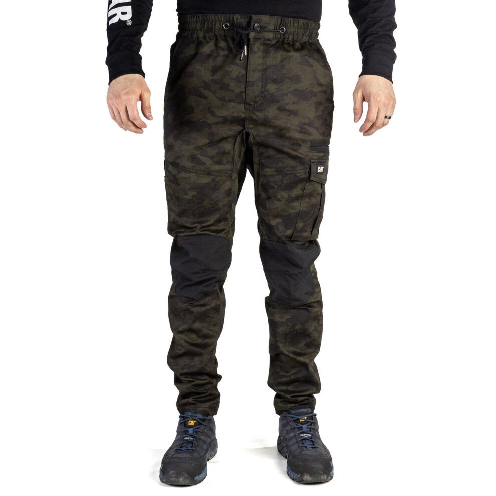 Cat (Green, 42") Caterpillar Dynamics Cotton Men's Green Outdoor Trousers