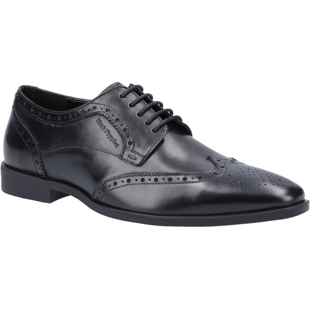 Hush Puppies (, 11 (Adults')) Elliot Leather Men's Brogues Shoes Black