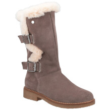 (Grey, 3 (Adults')) Hush Puppies Megan Suede Women's Grey Boots