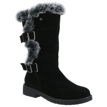 (Black, UK 4) Ladies Hush Puppies Mid-Calf Boots Megan