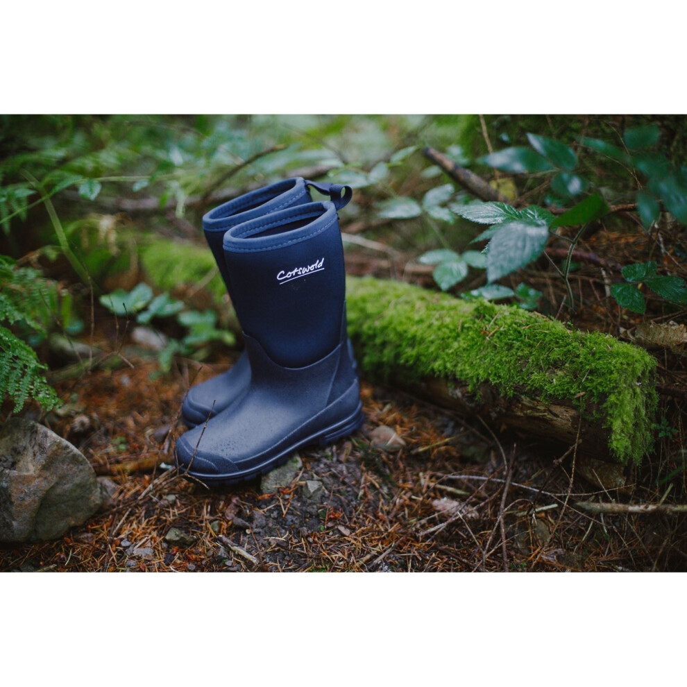 Cotswold Hilly Neoprene Wellington Boot Navy Blue