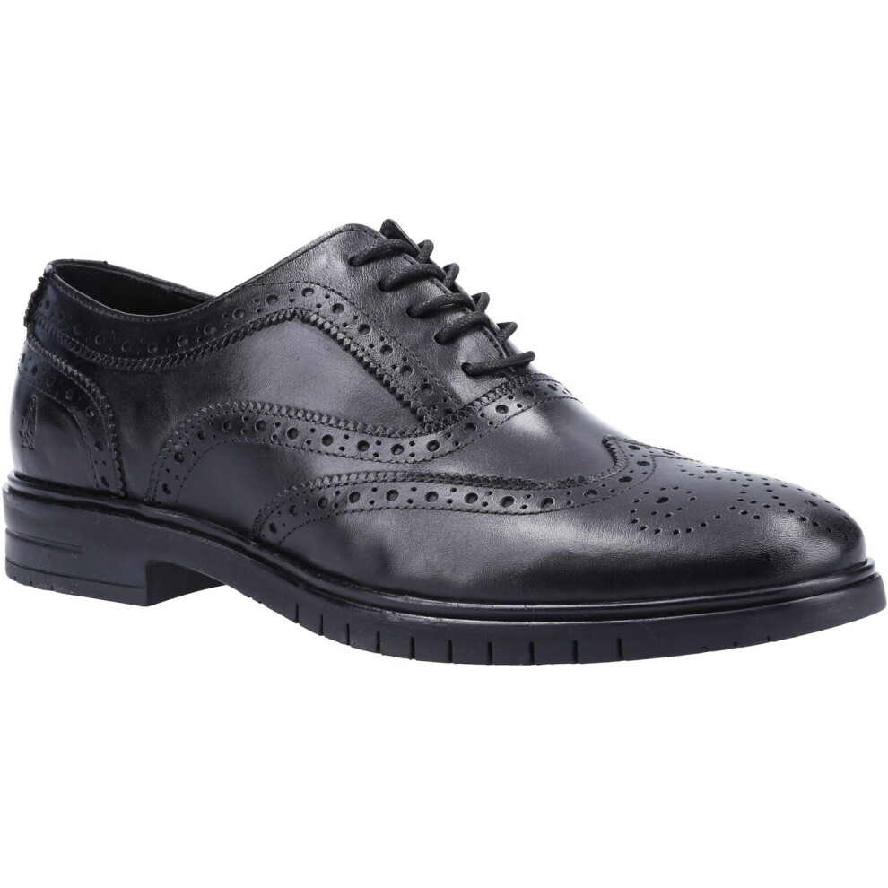 Hush Puppies (, 9 (Adults')) Santiago Leather Men's Lace-Up Shoes Black