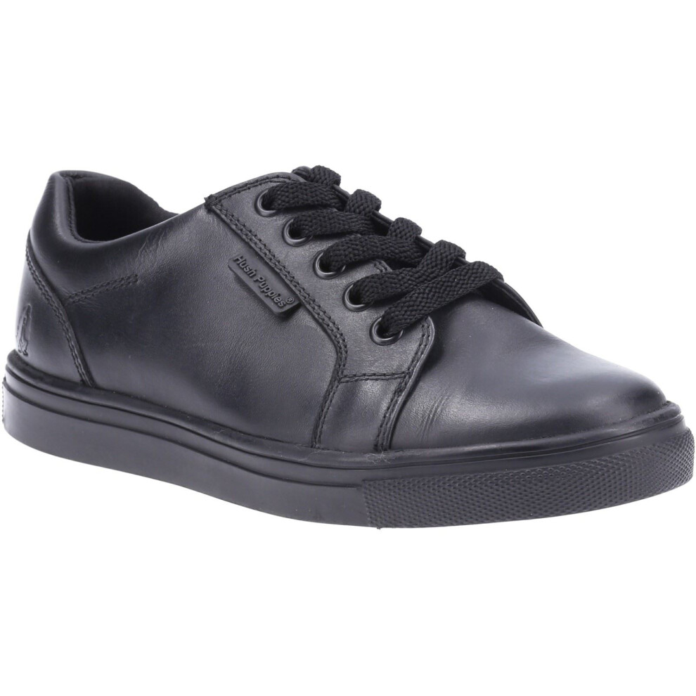 Hush Puppies (13 (Children's), ) Sam Junior Boys Lace Up School Shoes Black
