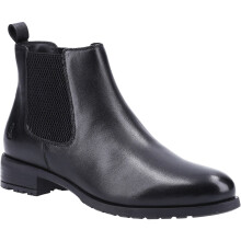 (UK 3) Hush Puppies SAMMIE Womens Chelsea Boots Black