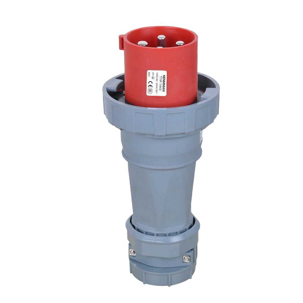 Iec60309 Waterproof Industrial Connector Plug 4Pin 125A 400V 3P+E Ip67 9084446490121