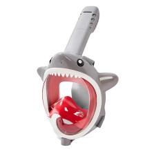 Full Face Snorkel For Kids, 180 Degree Panoramic View, Antifog, Anti-Leak Dry Top