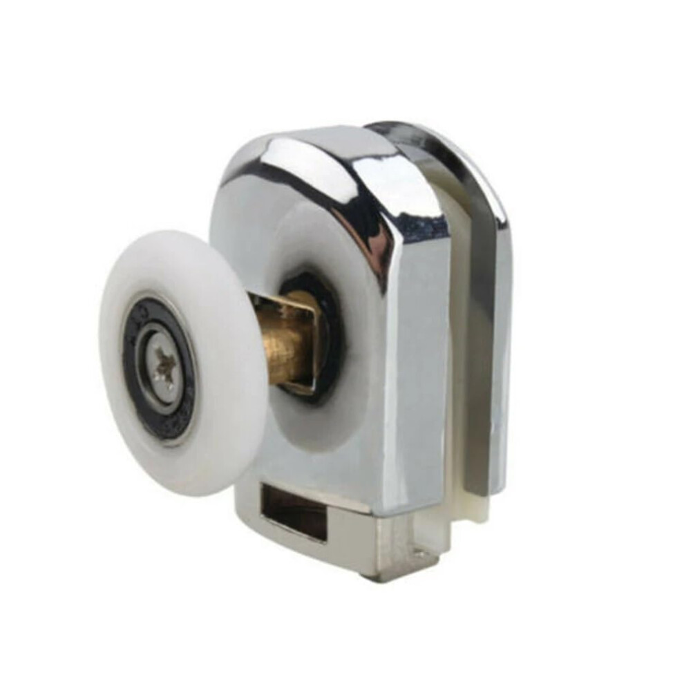 Shower Door Rollers 4 Pcs Zinc Alloy Single Shower Door Roller Runners Wheels 25Mm Glass Sliding Door Pulley Hardware 9016109491916