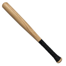 Baseball Bat 21-Inch Wooden Bat With Wrapped Handle, Professional Grade, Smooth Finish For Training And Competition