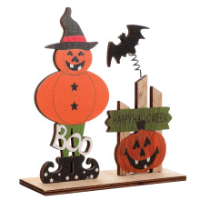 4Stk Halloween Tischdekoration Holzschild Für Wohndekoration