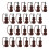 48 Sets Mini Weihnachtsgeige Modell Musikinstrumente Sammlung 1