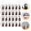 48 Sets Mini Weihnachtsgeige Modell Musikinstrumente Sammlung 11