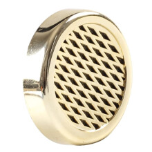 Round Cigar Humidifier Portable Humidor Accessories Gold Color