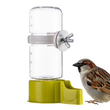 Budgie Bird Supplies Automatic Parrot Water Dispenser 140ml Bird Bath Aviary Water Hydration Bird Feeder Leak-Proof