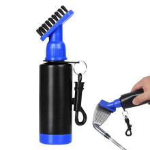 Golf Club Brush With Reservoir For Irons Woods Putter Blue Groove Cleaning Brush Portable Cleaning Tool