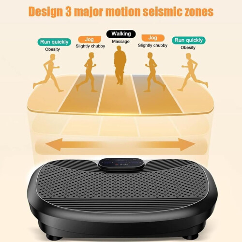 Vibration Plate Exercise Machine Triple Motor Oscillation 4D Motion Pulsation Linear Modes For Weight Loss And Shaping 1