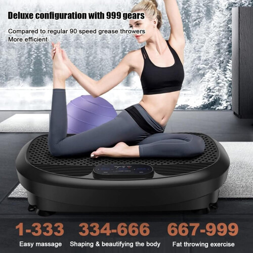 Vibration Plate Exercise Machine Triple Motor Oscillation 4D Motion Pulsation Linear Modes For Weight Loss And Shaping 2