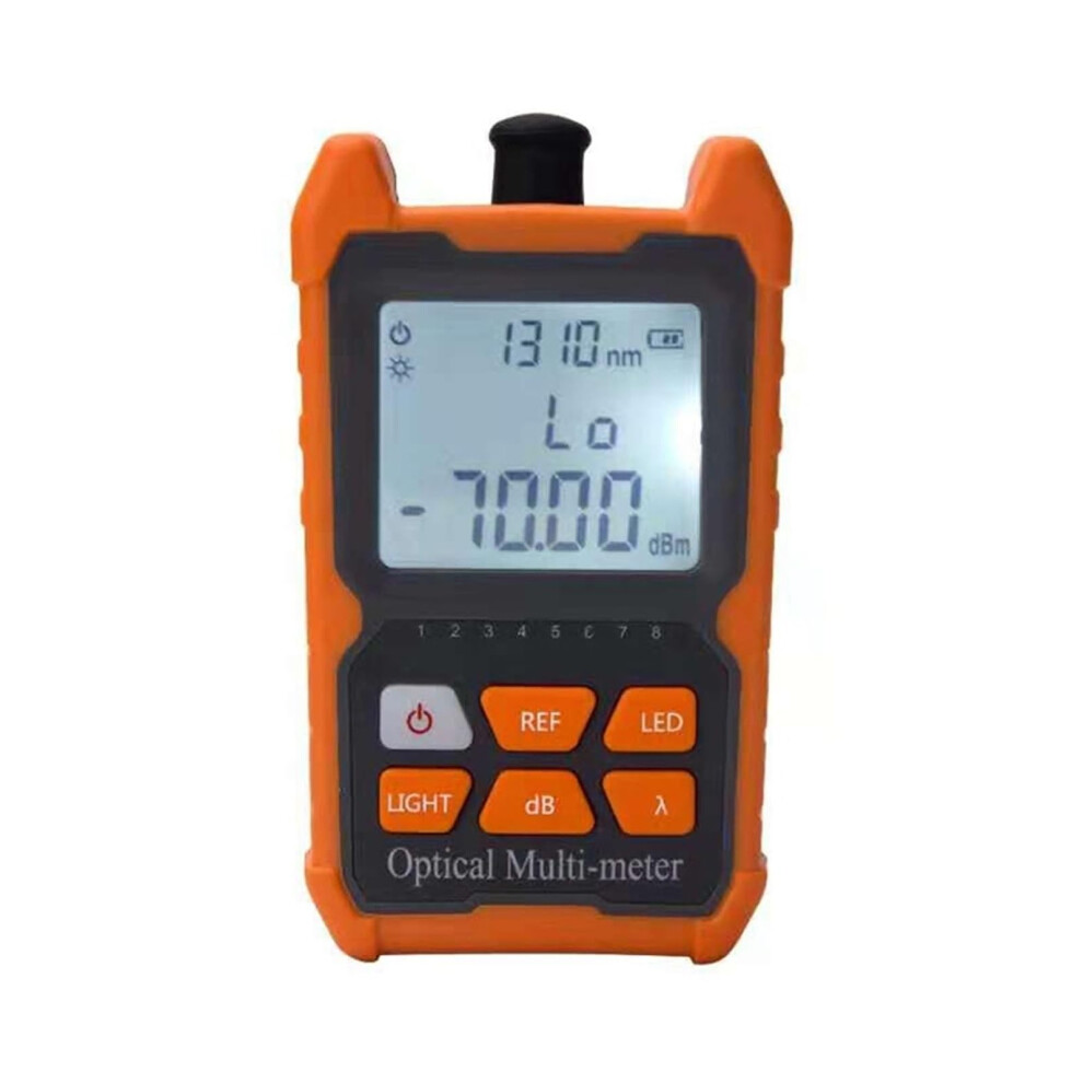 Optical Power Meter Mini Handheld Opm For Fiber Optic Cables Network Tester Range -50 To +26 Dbm (-70 To +6 Dbm) 9354506382896