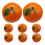 24 Künstliche Orange, Lebensechte Für Vitrine, , Party 1