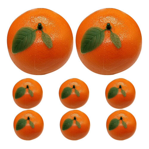 24 Künstliche Orange, Lebensechte Für Vitrine, , Party
