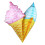 Aufblasbare Eiswaffel Für Pool, Strand, – 92 Cm (Pink) 3