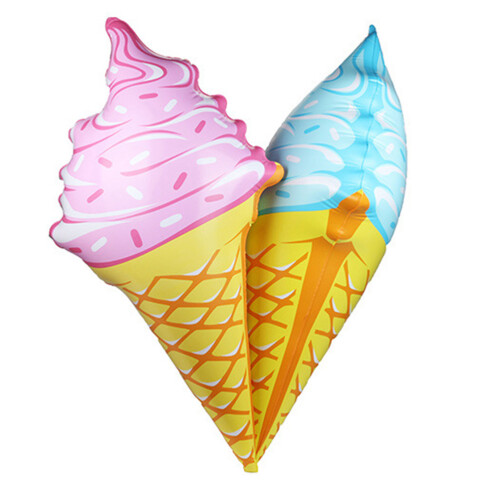 Aufblasbare Eiswaffel Für Pool, Strand, – 92 Cm (Pink) 2