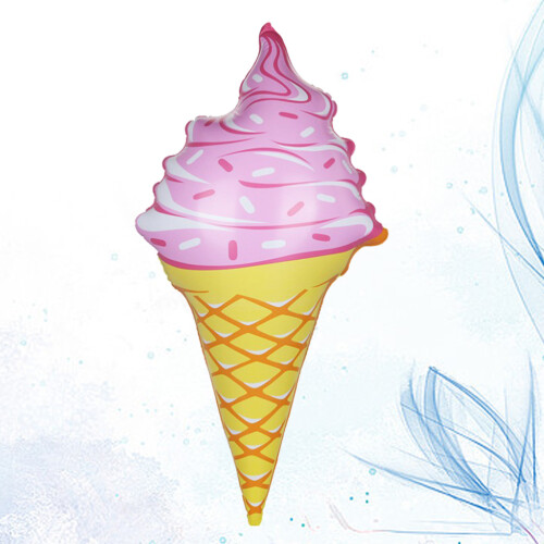 Aufblasbare Eiswaffel Für Pool, Strand, – 92 Cm (Pink) 1